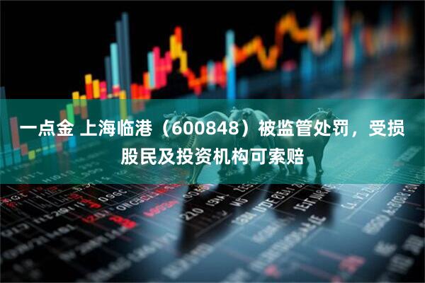 一点金 上海临港（600848）被监管处罚，受损股民及投资机构可索赔